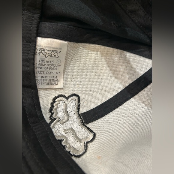 Fox Racing OSFA SnapBack Adjustable Hat Black & Red, Please Read - Picture 9 of 11